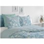 Parure de couette HOME LINGE PASSION 240 x 260 cm Bleu 3 Pièces