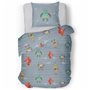 Parure de couette Roupillon robot Gris foncé 140 x 200 cm 2 Pièces