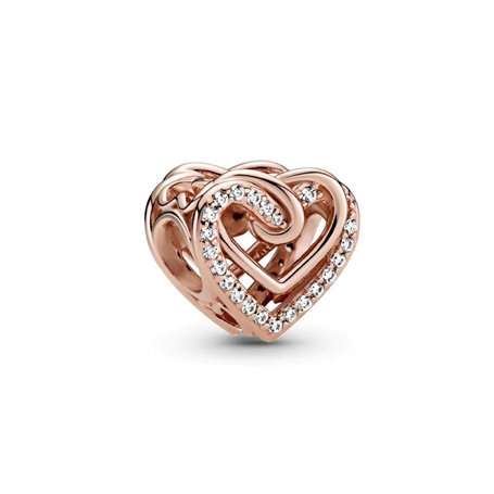 Pendentif Femme Pandora SPARKLING ENTWINED HEARTS