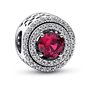 Pendentif Femme Pandora RED SPARKLING LEVELLED ROUND