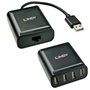Lindy 42679 hub & concentrateur USB 2.0 Noir