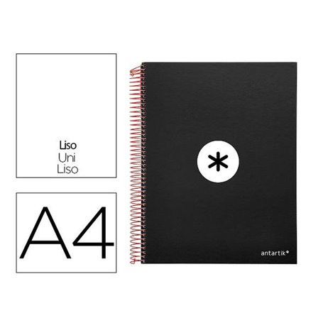 Cahier Antartik KD50 Noir A4 120 Volets