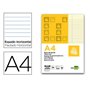 Bloc de Notes Liderpapel PR03 Jaune A4 50 Volets