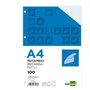 Rechange Liderpapel RA04 Blanc A4 100 Volets