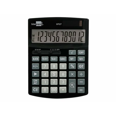 Calculatrice Liderpapel XF27 Noir Plastique