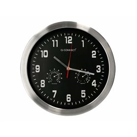 Horloge Murale Q-Connect KF16953 Noir Ø 35