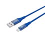 Câble Lightning Celly USBLIGHTCOLORBL Bleu foncé 1 m (1 Unité)