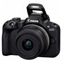 Canon EOS R50, Black + RF-S 18-45mm F4.5-6.3 IS STM Kit MILC 24,2 MP CMOS 6000 x 4000 pixels Noir