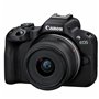 Canon EOS R50, Black + RF-S 18-45mm F4.5-6.3 IS STM Kit MILC 24,2 MP CMOS 6000 x 4000 pixels Noir