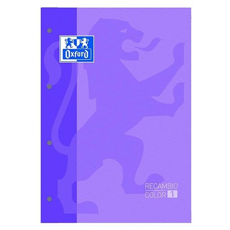 Rechange Oxford Volets 80 Volets 5 Unités A4 Mauve 5 Pièces