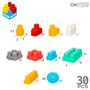 Blocs de construction Color Block Valise Voiture de police 30 Pièces (2 Unités)