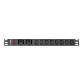 Réglette Lanberg PDU-02I1908I-0200-C20-BK (2 m)