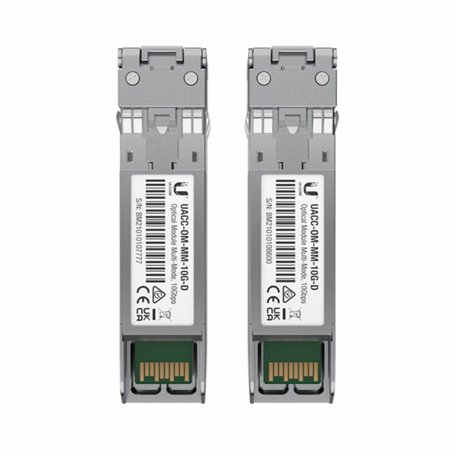 Module SFP à fibre optique multimode UBIQUITI UACC-OM-MM-10G-D-2
