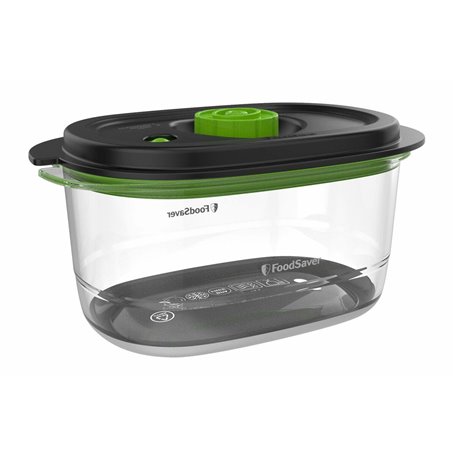 Boîte à lunch Foodsaver FFC022X Noir Transparent Plastique 1