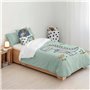 Housse de Couette Kids&Cotton Italo Big Menthe 180 x 240 cm