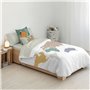 Housse de Couette Kids&Cotton Maui BIg Blanc 180 x 240 cm