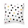 Housse de coussin Decolores Cuzco Blanc 50 x 50 cm Pois