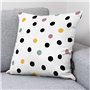 Housse de coussin Decolores Cuzco Blanc 50 x 50 cm Pois