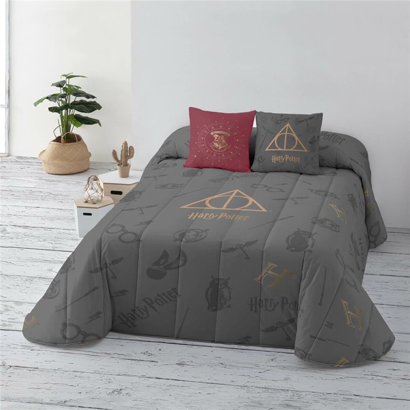 Couvre-Lit Harry Potter Deathly Hallows Multicouleur Lit 150 cm