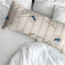 Taie d'oreiller Harry Potter Hogwarts Classic Multicouleur 45 x 110 cm 100 % coton