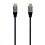 Câble USB-C Aisens A107-0634 2 m Gris (1 Unité)