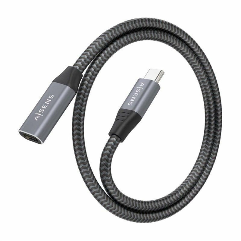 Image secondaire de Aisens A107-0636 câble USB 2 m USB 3.2 Gen 2x2 USB C Gris