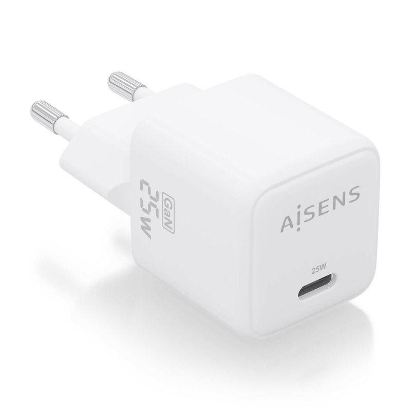 Image secondaire de Aisens ASCH-25W1P012-W chargeur d'appareils mobiles Universel Blanc Secteur Charge rapide Intérieure