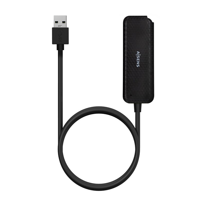 Aisens A106-0714 hub & concentrateur USB 3.2 Gen 1 (3.1 Gen 1) Type-A 5000 Mbit/s Noir