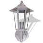 vidaXL Lampe murale extérieure Acier inoxydable