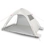 vidaXL Tente de plage gris imperméable