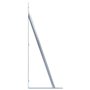 vidaXL Supports pour poteau de clôture 3 pcs Acier galvanisé