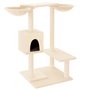 vidaXL Arbre à chat avec griffoirs crème 82 cm