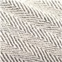 vidaXL Couverture coton à chevrons 160x210 cm Gris