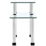 vidaXL Étagère de cuisine Transparent 45x16x26 cm Verre trempé