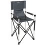 Bo-Camp Chaise haute pliable pour enfants Aluminium Gris 1204788