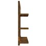 vidaXL Miroir de bain Chêne fumé 60x10,5x45 cm Bois d'ingénierie