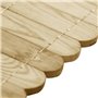 vidaXL Rouleaux de bordure 2 pcs 120 cm Bois de pin imprégné