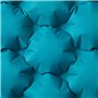 vidaXL Matelas de camping autogonflant avec oreillers 2 personnes bleu