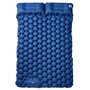 vidaXL Matelas de camping autogonflant avec oreillers 2 personnes
