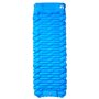 vidaXL Matelas de camping autogonflant avec oreiller 1 personne bleu