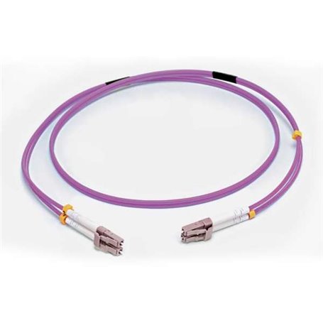 C2G 2 M CORDON DE RACCORDEMENT FIBRE OPTIQUE LC/LC OM4 LSZH - VIOLET