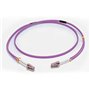 C2G 1 M CORDON DE RACCORDEMENT FIBRE OPTIQUE LC/LC OM4 LSZH - VIOLET