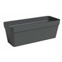 Jardiniere - Plastique - Anthracite - Rectangulaire - L49