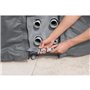 BESTWAY - Couverture thermique EnergySense pour spas carrés 230 x 230 x 71 cm
