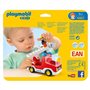 PLAYMOBIL Camion de pompier 6967 avec échelle pivotante - Playmobil 1.2.3