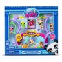 BANDAI - Littlest Pet Shop - Coffret Pets Got Talent - Ensemble de jeu avec 2 animaux, décor et accessoires - BF00558