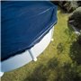 Bâche d'hivernage pour piscine hors-sol ovale GRE - 120g/m² - Noir