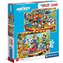 Clementoni - Puzzle enfant - Mickey Mouse - 2x60 pieces - Coloré et captivant - Fabriqué en Italie