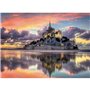 Clementoni - Puzzle 1000 pieces - Le magnifique Mont Saint-Michel - Architecture et monument - Adulte
