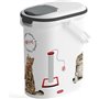 CURVER Conteneur a croquettes pour chat 4 kg - 10L - Love Pets